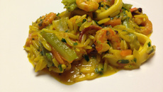 Risoni com frutos do mar