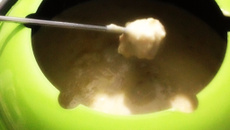 Fondue de queijo simples