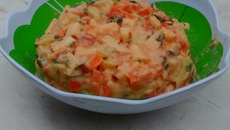 Salada de batatas com maionese