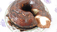 Bolo mesclado fácil