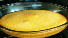 Bolo de fubá sem ovo