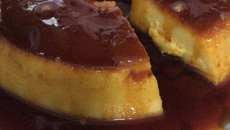 Pudim de pão e laranja