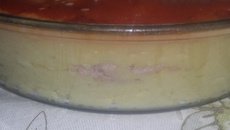 Purê de batata com carne moída de forno