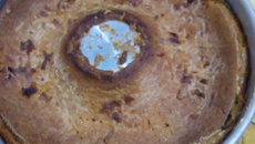 Bolo de aipim feito no liquidificador