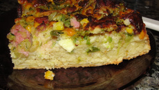 Torta nutritiva de abobrinha