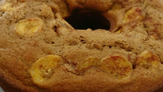 Bolo de banana integral