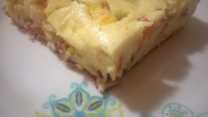 Torta de linguiça de liquidificador