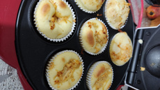 Muffin de aveia fitness na máquina de cupcake