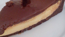 Torta de maracujá com chocolate