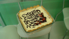 Torta de bolacha sem nata