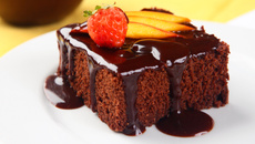 Bolo de chocolate no liquidificador