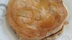 Panqueca de banana fit fácil