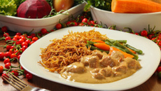 Strogonoff de carne low carb