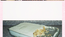 Pavê simples de creme e bolacha