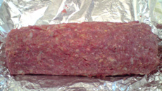 Rocambole de carne moída