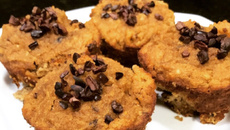 Muffin fitness de maçã e canela