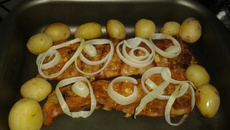 Costelinha de porco com limão