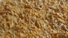 Macarrão recheado ao leite