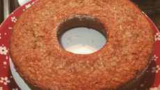 Bolo de banana sem lactose