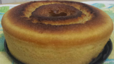 Bolo de fubá molhado