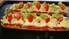 Pizza de baguete