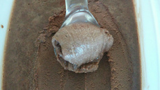 Sorvete de chocolate