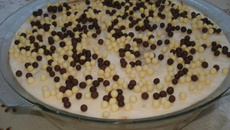 Gelado de bolacha champagne