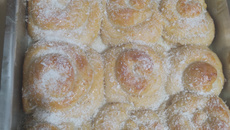 Pão 2 em 1 (rosca doce e pão)