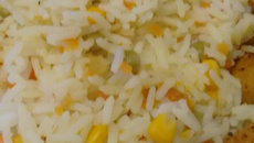Arroz refogado simples