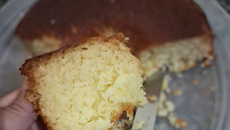 Bolo de coco sem farinha