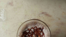 Milk Shake de flocos com morango