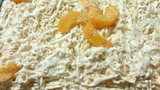 Bolo de abacaxi com coco