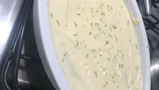 Torta de limão com Bis