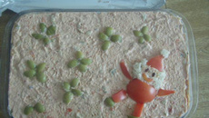 Torta salgada de pão de forma