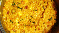 Risoto de abóbora cabotiá