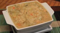 Canja de galinha light - super fácil