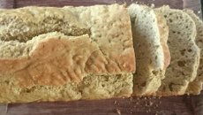 Pão de batata doce proteico (fitness)