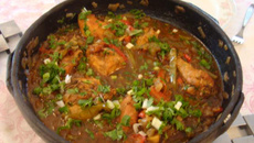 Frango à moda basca