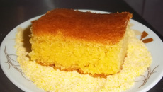 Bolo fubá diferente