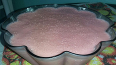 Mousse de morango