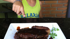 Carne ao molho parrillero