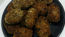 Hambúrguer de soja empanado