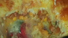 Purê de batata recheado