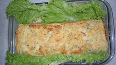 Rocambole de bacalhau - rápido e econômico