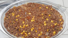 Macarronada de carne moída simples
