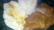 Lagarto assado com cerveja preta