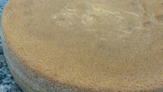 Pão de ló de leite fervendo