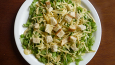 Salada ceasar da família Burger