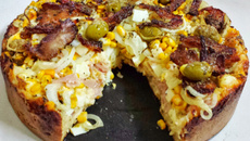 Torta portuguesa de liquidificador