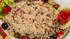 Farofa para o peru de natal